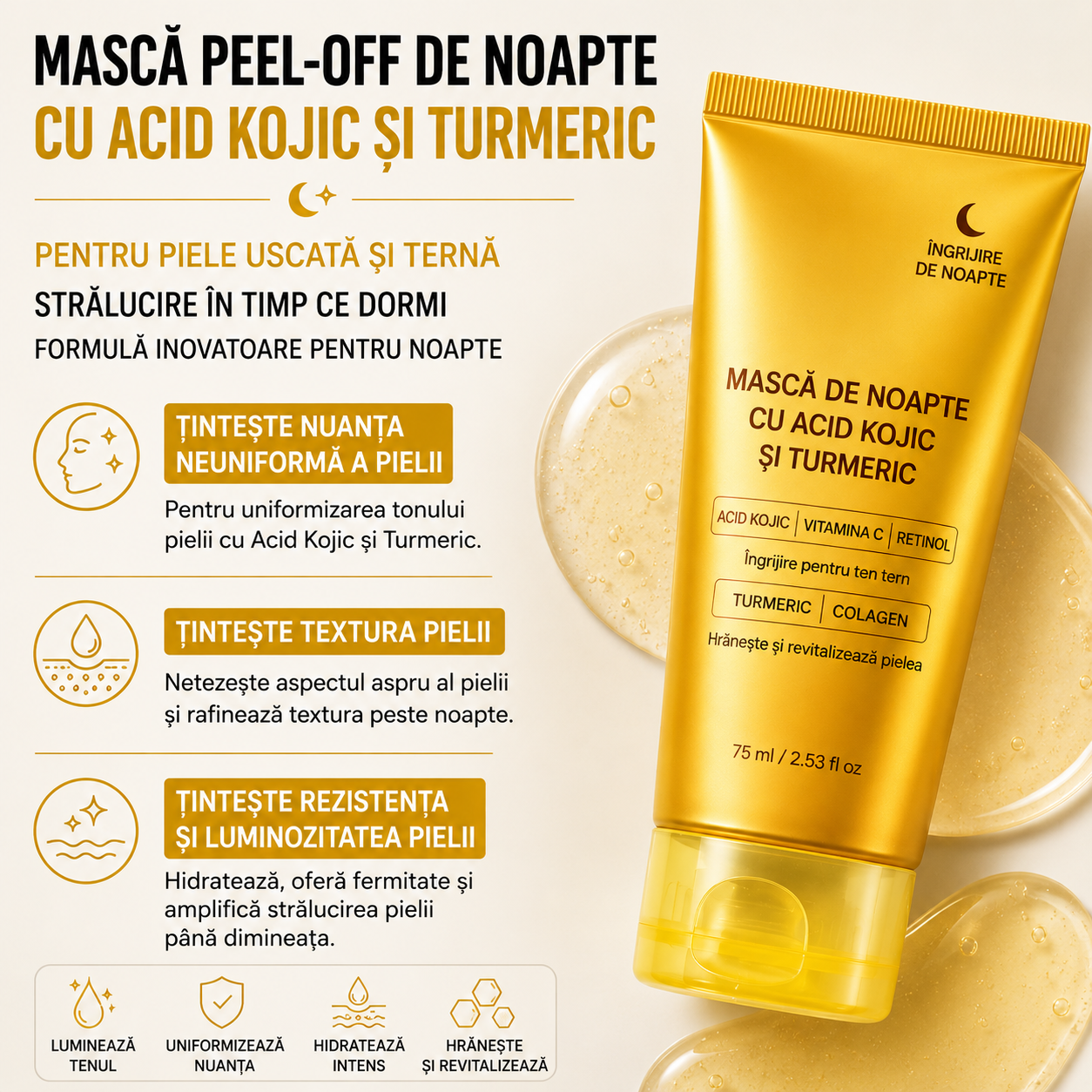 Masca de Noapte Colagen Magic