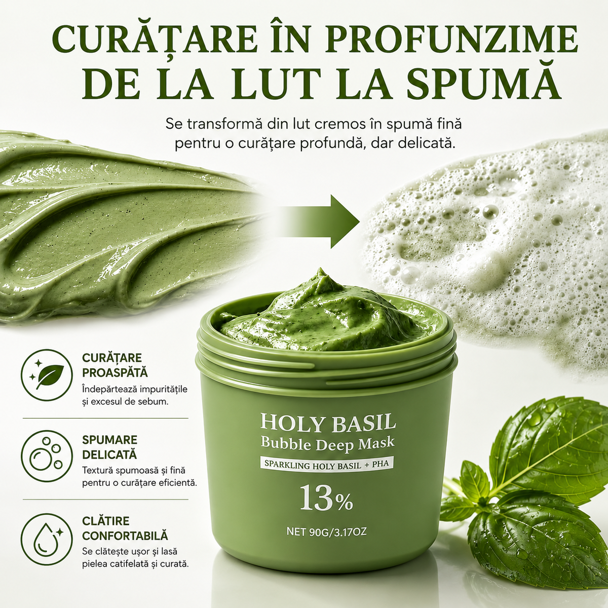 Masca Magică cu Busuioc Sfânt