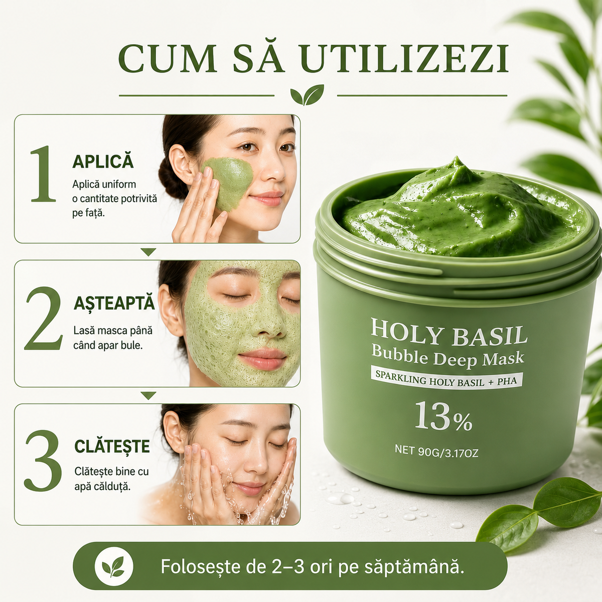Masca Magică cu Busuioc Sfânt