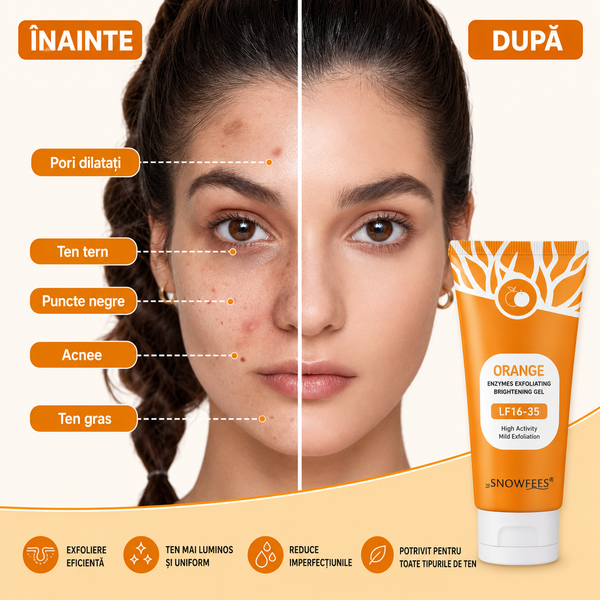 Scrub Exfoliant Portocală Naturală