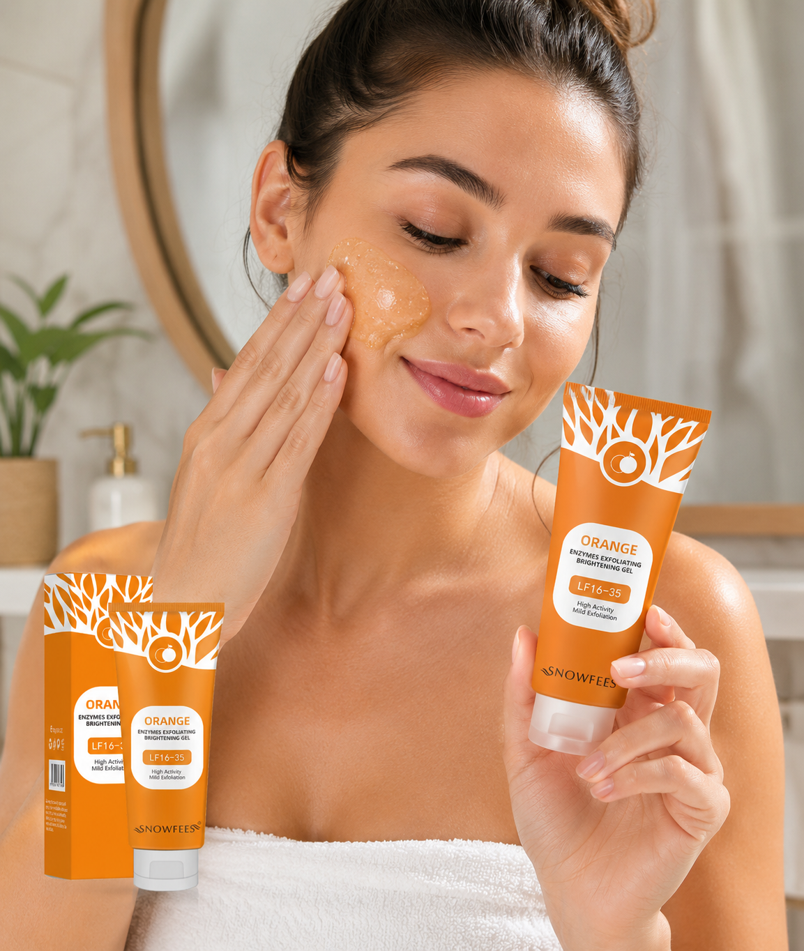 Scrub Exfoliant Portocală Naturală