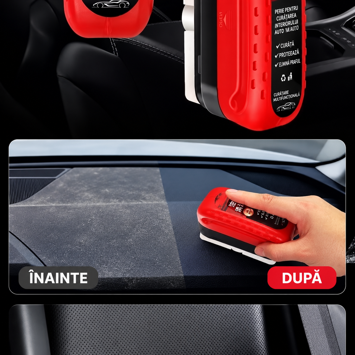 Perie pentru Curățarea Geamurilor Auto